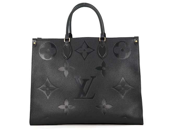 Bolsa Tote Louis Vuitton Monogram Empreinte OnTheGo GM Preto