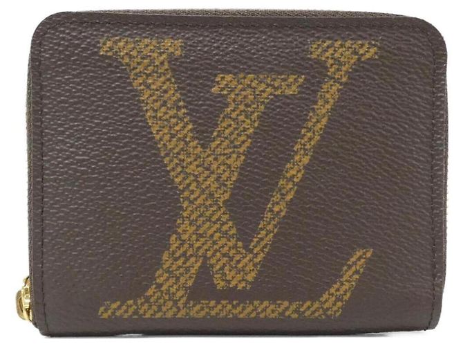 Monedero Zippy Monogram Giant Louis Vuitton Castaño