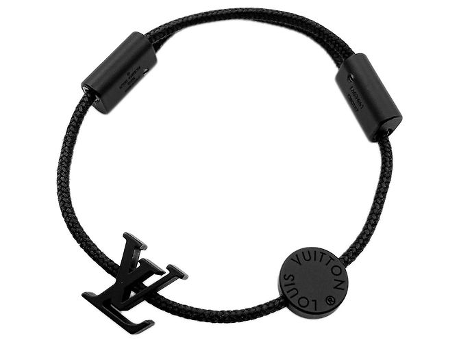 Pulsera Charm Louis Vuitton Negro Multicolor Monograma