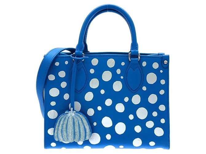 Borsa Louis Vuitton Monogram Empreinte OnTheGo PM Blu
