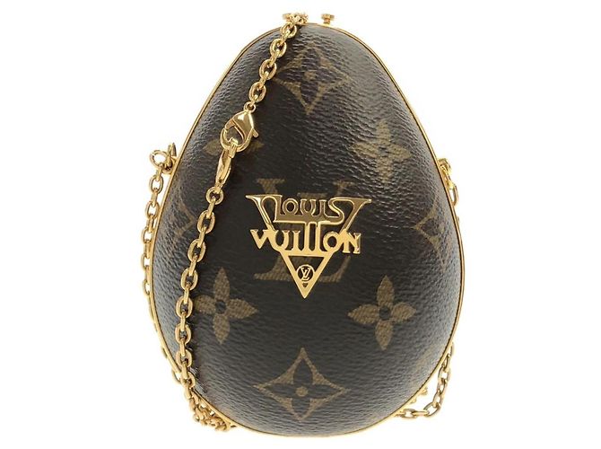 Bolsa de Ombro Louis Vuitton Monogram LV Egg Case Marrom
