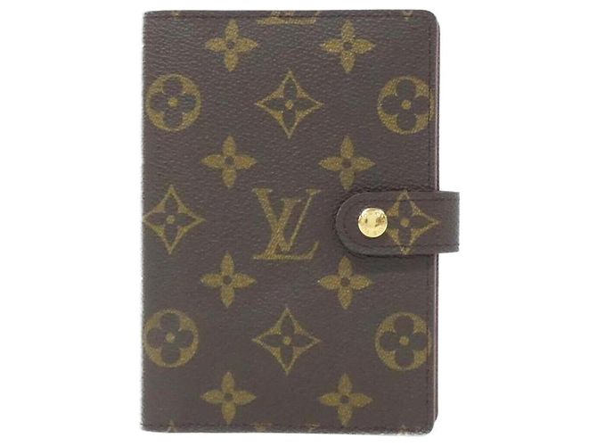 Louis Vuitton Monogram Agenda PM Organizer Brown
