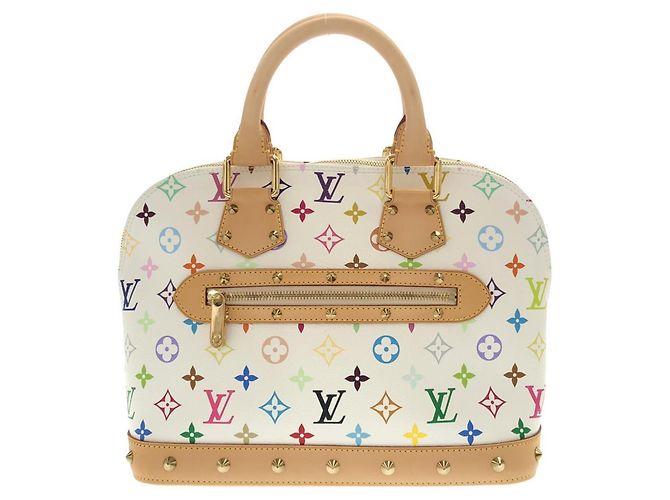 Bolso Louis Vuitton Multicolor Alma PM Blanco