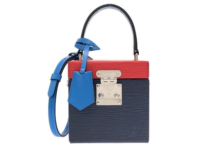 Sac à main Louis Vuitton Bleeker M52466 Bleu Bleu foncé