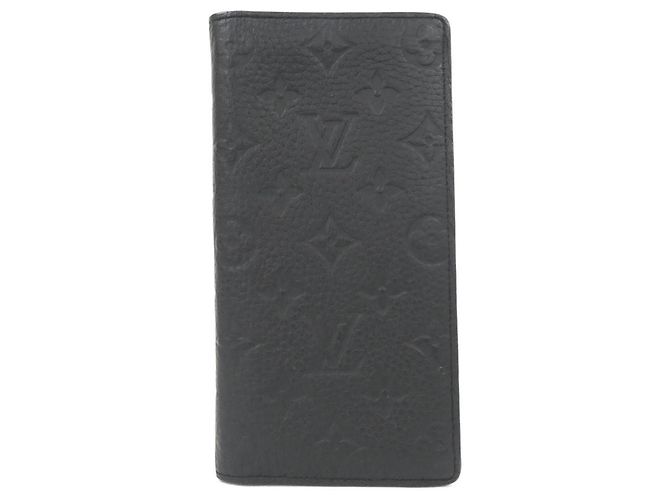 Portafoglio Louis Vuitton Taurillon Monogram Brazza Nero