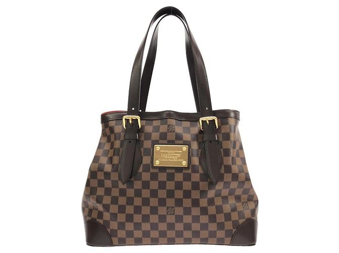 Borsa Louis Vuitton Damier Hampstead MM Marrone