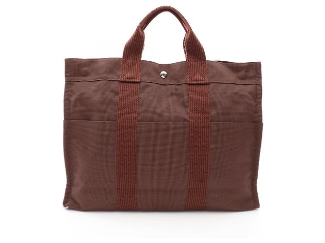 Hermès Borsa Tote Hermline MM Hermes Marrone