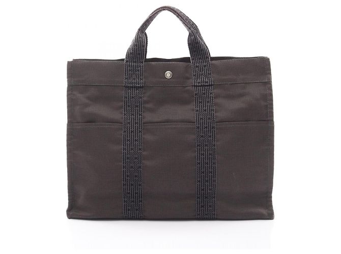Hermès Bolsa Tote Hermes Herline MM Marrom