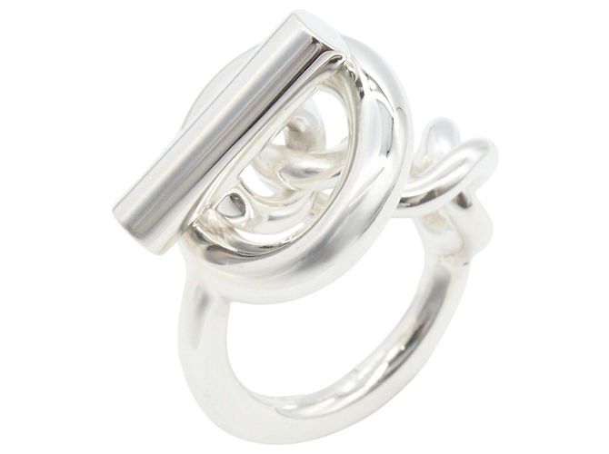 Hermès Croisette GM Ring Silber 