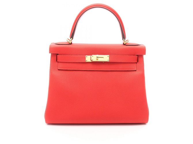 Hermès Hermes Kelly 28 Handtasche Rot