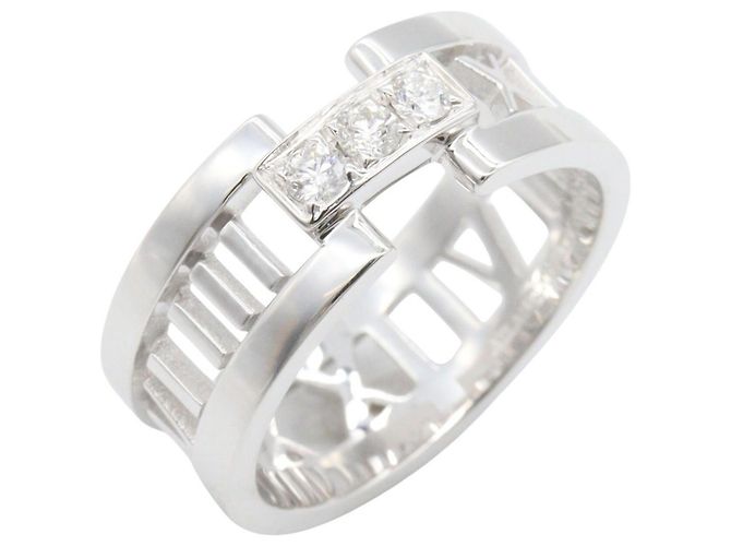 Anel Atlas da Tiffany & Co. Prata