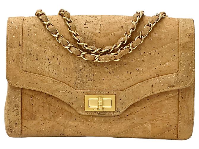 Mademoiselle Borsa Chanel 2.55 Chevron D'oro