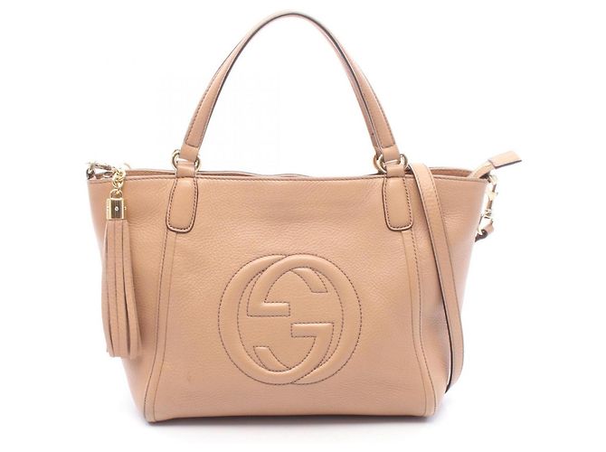 Bolsa 2 formas Gucci Soho Interlocking G Rosa