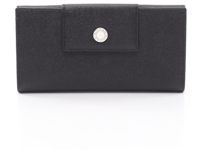 Bulgari Bvlgari BVLGARI Classico Tri-fold Wallet Black