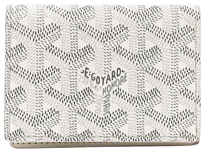 Tarjetero Goyard en blanco