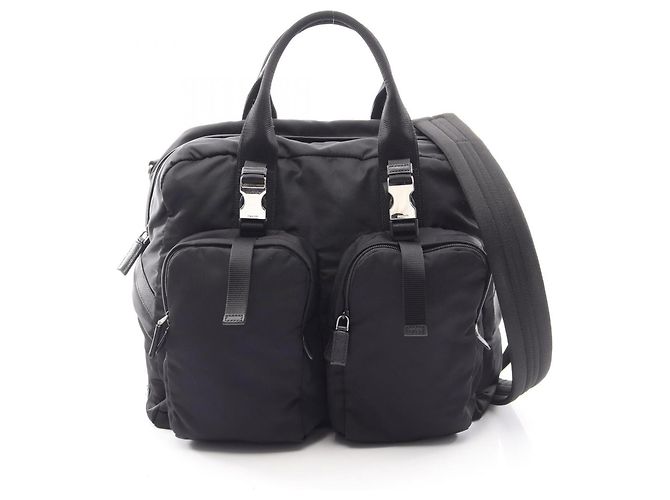 Saffiano Borsa Boston nera Prada Nero 