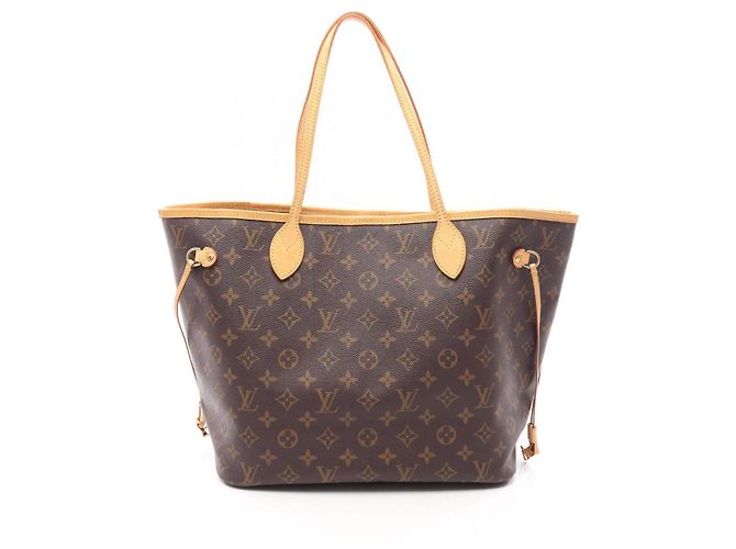 Bolsa Tote Louis Vuitton Neverfull MM Monogram Marrom