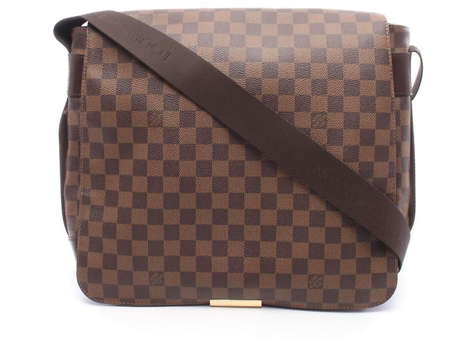 Bolsa de Ombro Louis Vuitton Bastille Damier Ebene Marrom
