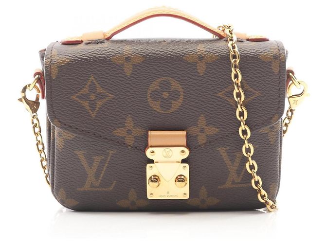 Bolsa 2-Way Louis Vuitton Micro Metis Monogram Marrom