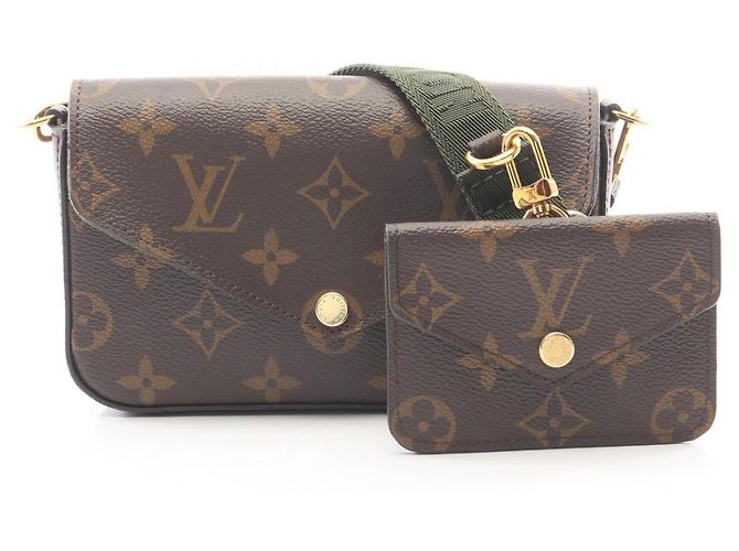 Louis Vuitton Multi Pochette Felicie Marrom Verde