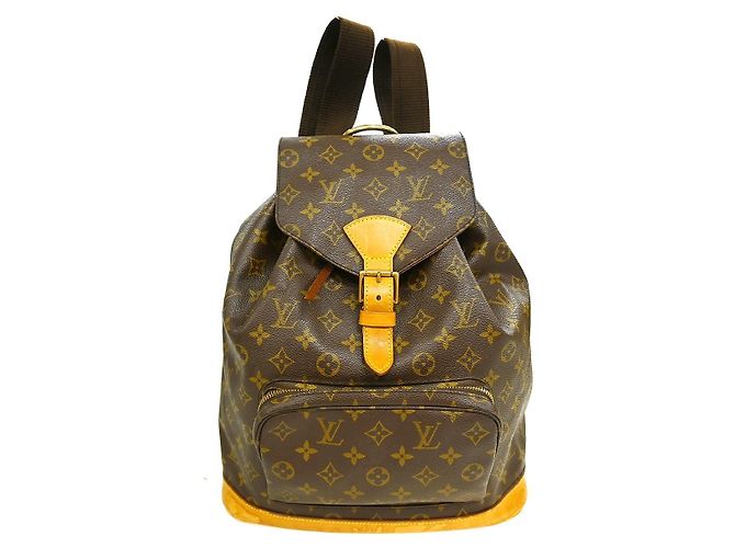 Louis Vuitton Montsouris Monogram GM Castaño