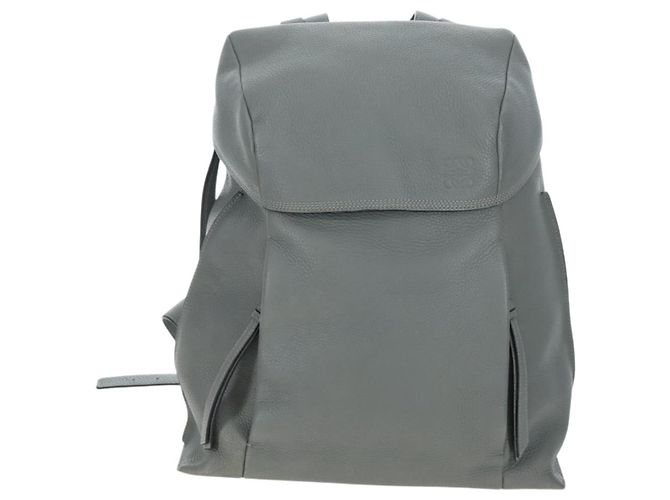 Loewe T Backpack Leather Brown