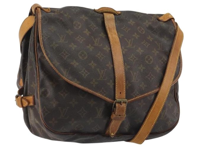 Louis Vuitton Saumur Monogram 35 Marron