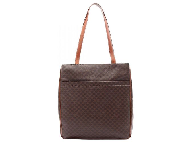 Céline Sac cabas Celine Macadam Marron