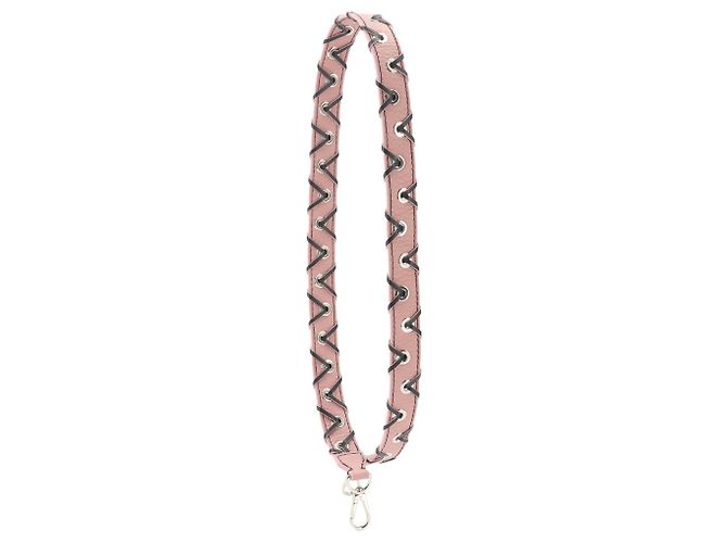 Tracolla in pelle Louis Vuitton Nero Rosa