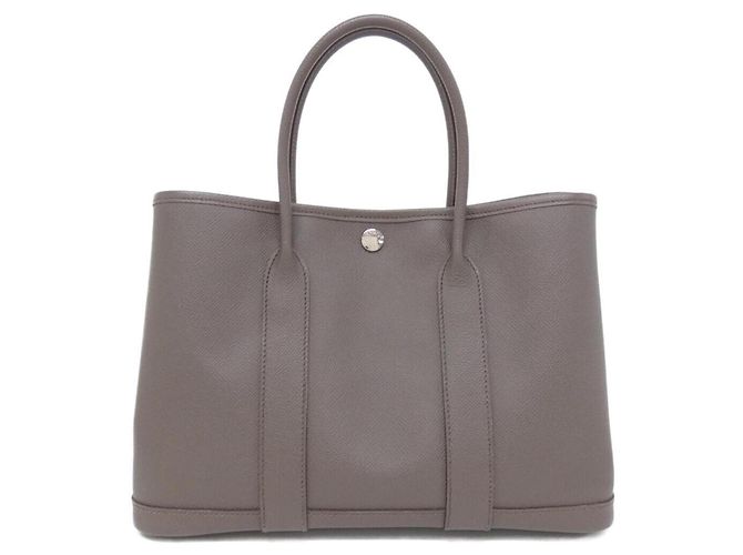 Hermès Bolsa Hermes Garden Party Cinza
