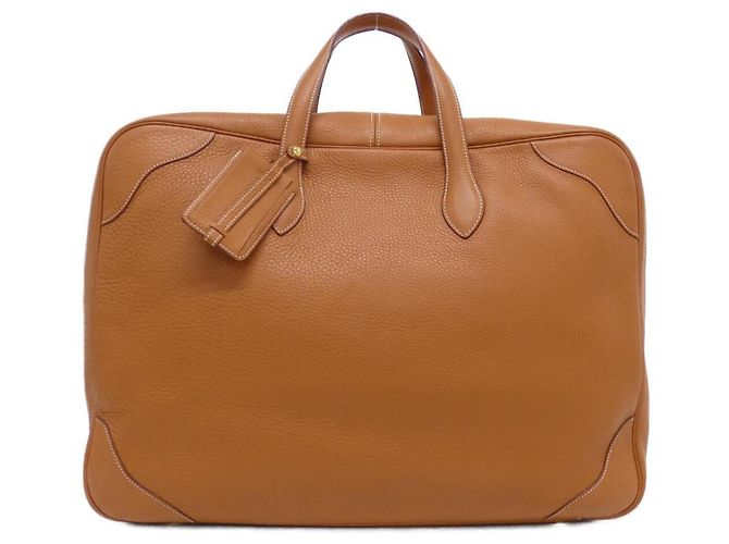 Hermès Bolsa Boston Hermes Victoria Valis 45cm Marrom