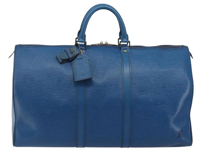 Louis Vuitton Keepall Epi 55 Bleu