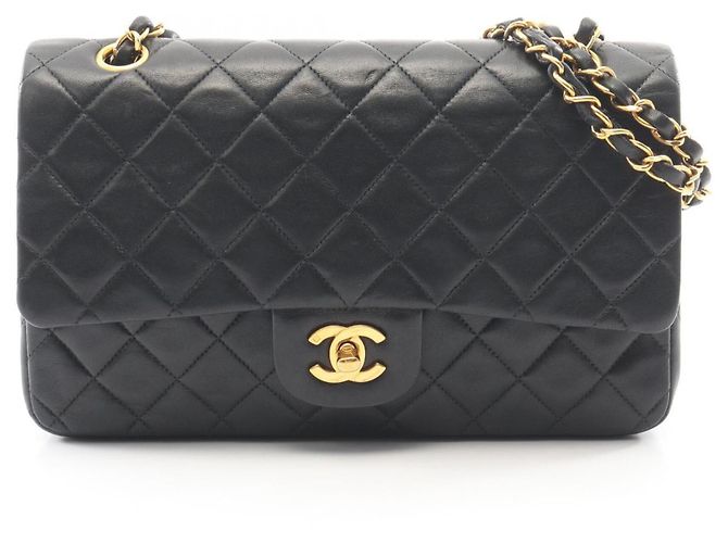 Borsa a Spalla Chanel Matelassé Double Flap Nero