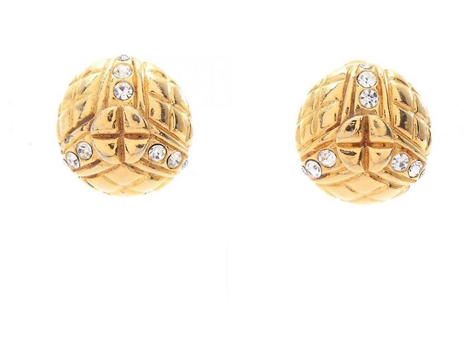 Orecchini Chanel Matelassé Circle D'oro
