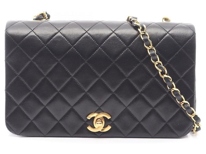 Borsa Chanel Matelassé Full Flap Nero