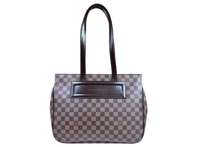 Bolsa Tote Louis Vuitton Parioli PM Damier Marrom