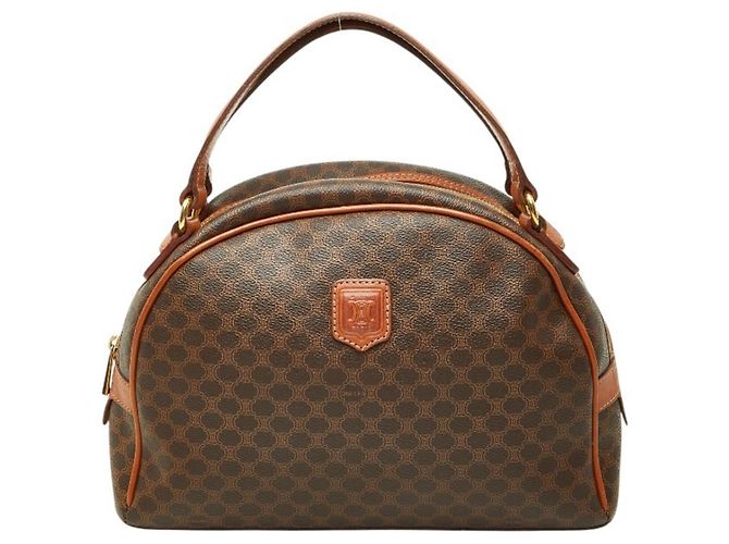 Céline Bolsa Celine Macadam Marrom