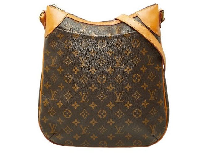 Bolsa Transversal Louis Vuitton Monogram Odeon MM Marrom