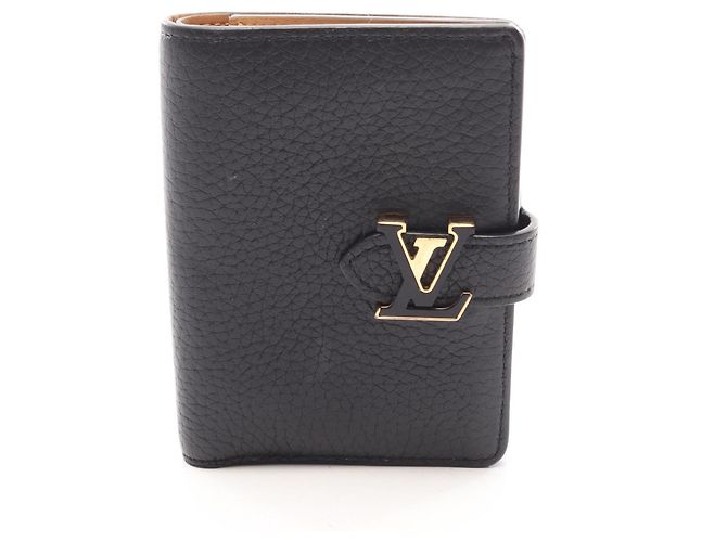 Louis Vuitton LV Vertical Wallet Compact Noir Negro