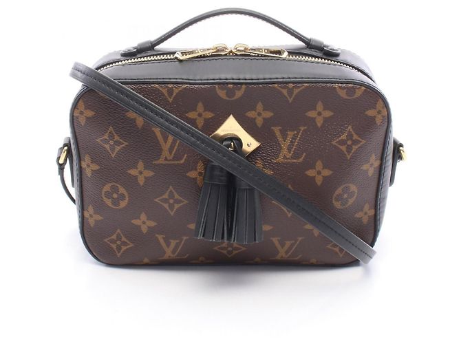 Louis Vuitton Saint-Onge Monogram Noir Schultertasche Braun Schwarz Monogramm