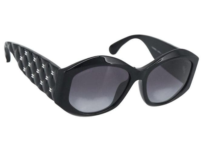 Gafas de sol CHANEL de plástico negro CC Auth BA14257M
