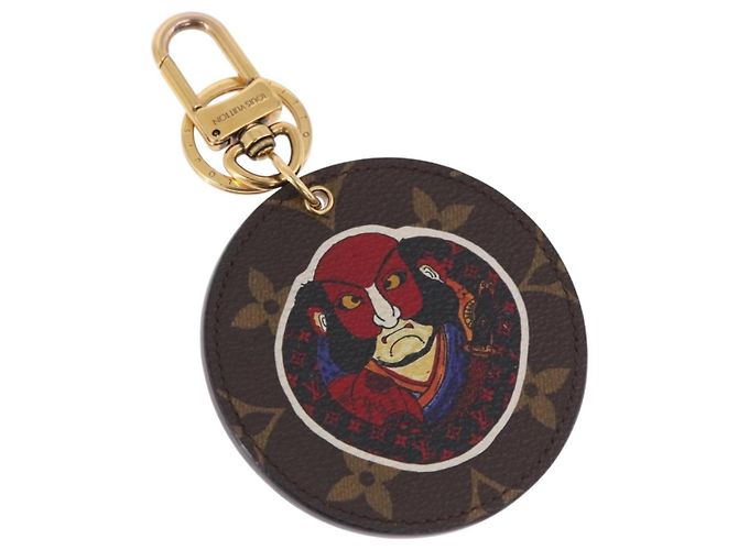 LOUIS VUITTON Monogram Kabuki Porte Cles Illustre Charm MP1949 LV Auth 167445M Monogramma
