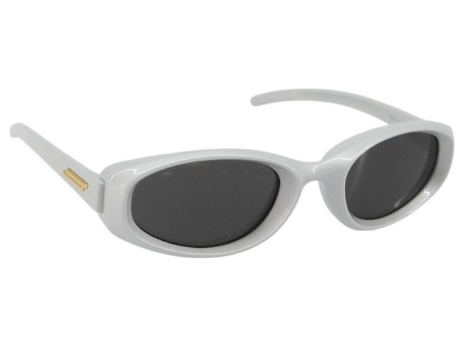 Gafas de sol BOTTEGA VENETA de plástico plateado Auth BA14136 Plata