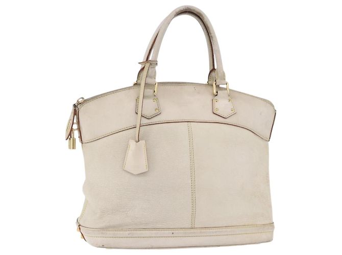 LOUIS VUITTON Suhari Rock It PM Handtasche Weiß M91887 LV Auth 195302