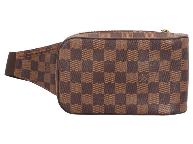 Bolsa Transversal Louis Vuitton Geronimos Damier Marrom