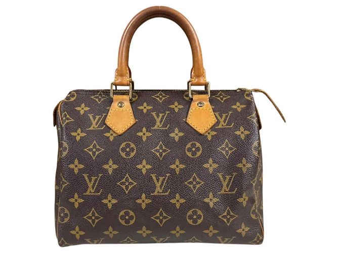 Louis Vuitton Speedy 25 Monogram Handtasche Braun
