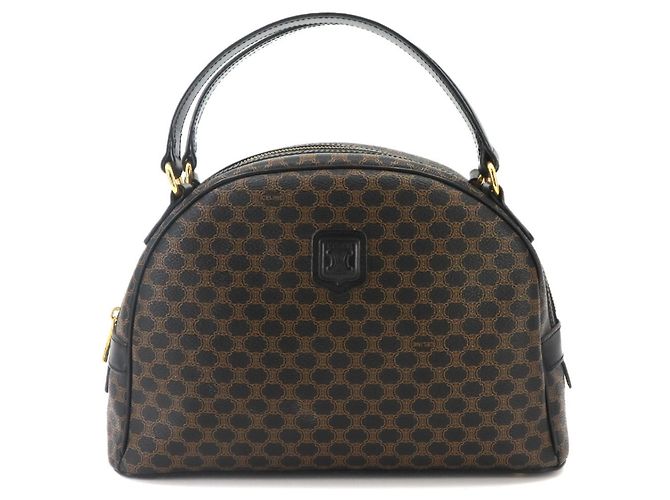 Céline Borsa Celine Macadam Nera e Marrone Nero
