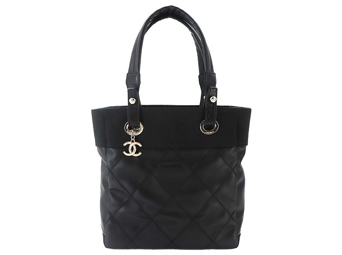 Sac cabas Chanel Paris Biarritz PM Noir