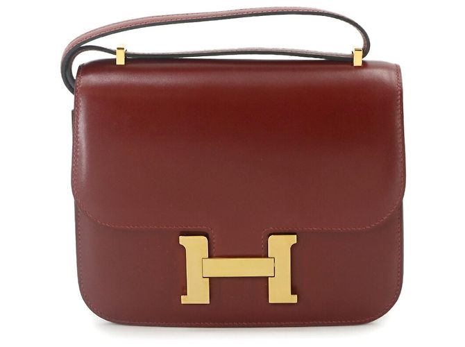 Hermès Bolso de hombro Hermes Constance 3 Mini 18 Roja
