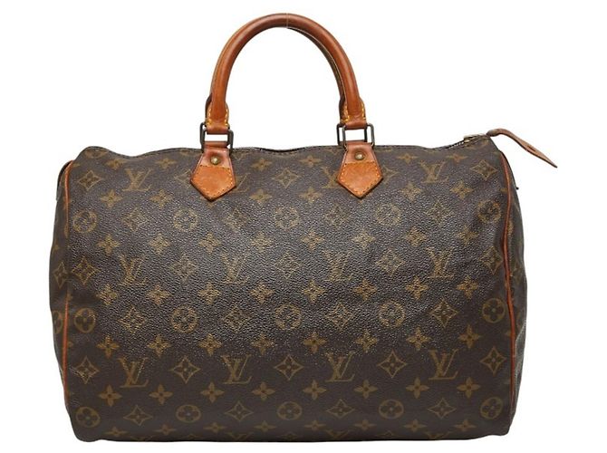 Bolsa Louis Vuitton Monogram Speedy 35 Marrom